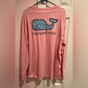 NWT Vineyard Vines Pink Whale Tee Men’s XL fits Women’s XXL